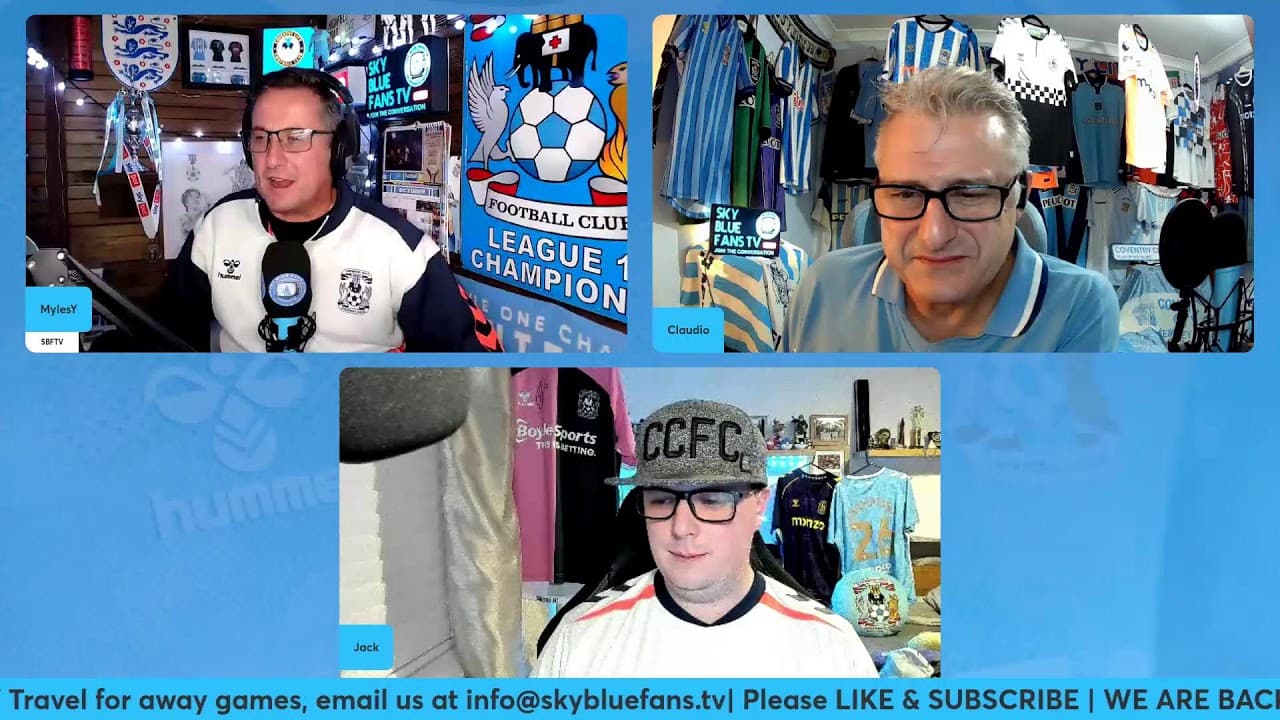 Coventry City FC LIVE Podcast | Cottagers Come to Cov | Spurs Review