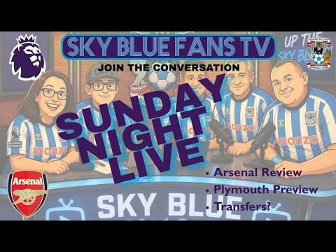 Coventry City FC LIVE Podcast | City Humbled by Champions